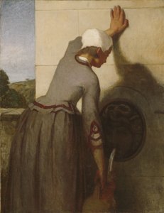 Pigen ved springvandet af William Morris Hunt
