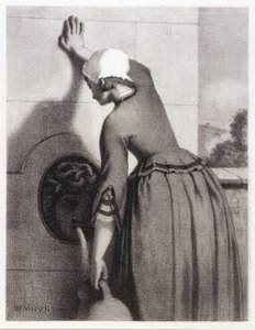 Pigen ved springvandet af William Morris Hunt