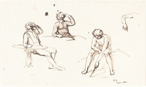 Figurstudier af William Mulready