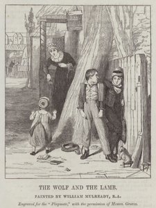 Ulven og Lammet af William Mulready