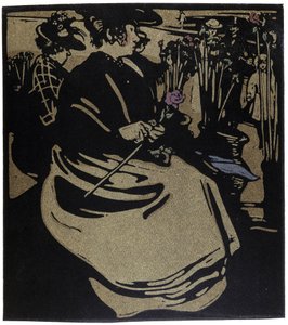 Flower Merchant, London i "" Types of London"", af William Nicholson (1872-1949) af William Nicholson