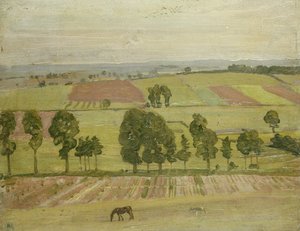 Glastonbury Plain af William Nicholson