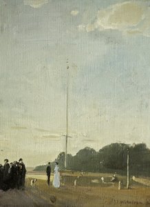 Hampstead Heath, Flagstaff af William Nicholson