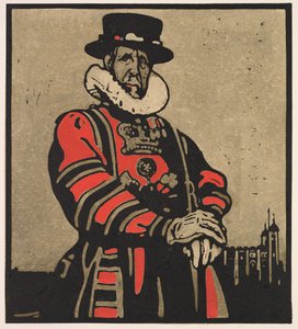 London-typer: Oksekød-spiser af William Nicholson