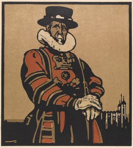 London typer: Beefeater af William Nicholson