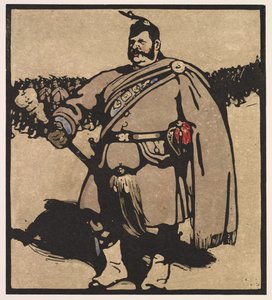 London-typer: Drum-Major af William Nicholson