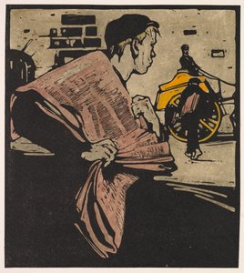 London-typer: News-boy af William Nicholson