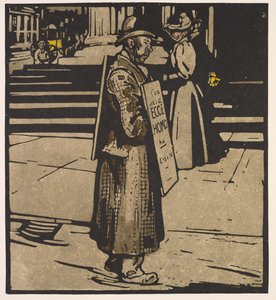 London-typer: Sandwich-Man af William Nicholson