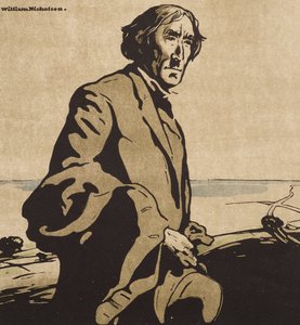 Portræt af Sir Henry Irving, fra 