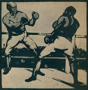 Bokserne, 1898, 1935. af William Nicholson