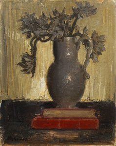 The Grey Jug, ca. 1941-42 (olie på lærredstavle) af William Nicholson