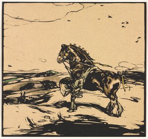 Shire-hesten af William Nicholson