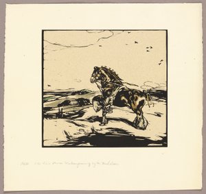 Shire-hesten af William Nicholson