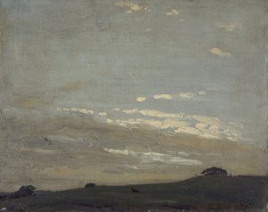 Sølvsolnedgangen, 1909-1910. af William Nicholson