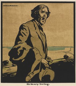 Tolv portrætter: Sir Henry Irving af William Nicholson