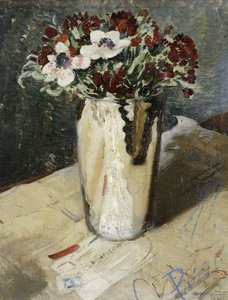 Vægblomster og anemoner af William Nicholson