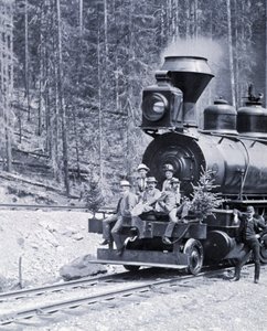 Canadian Railway Pioneers, ca. 1890 - foto af Nottman af William Notman