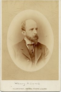 Henry Adams (1838-1918), amerikansk historiker (albumfoto)