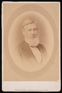 Portræt af Asa Gray 1810-1888, før 1876. af William Notman