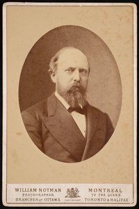 Portræt af Othniel Charles Marsh 1831-1879, cirka 1875. af William Notman