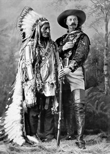 Sitting Bull og Buffalo Bill i 1886.