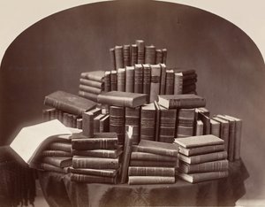Stilleben med bøger, 1870