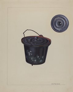 Børnelegetøjsjernkedel, ca. 1937. af William O. Fletcher