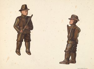 Soldat i Khaki Møntbank, ca. 1938. af William O. Fletcher