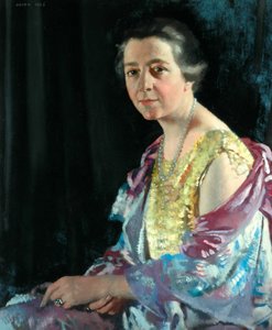 Fru Thomas Howarth, 1926 af William Orpen