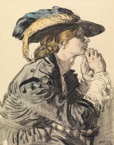 Portræt af en Dame af William Orpen