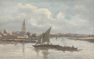 Udsigt over Themsen ved Battersea af William P. Sherlock