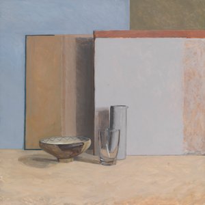 Peruansk skål 03 (olie på panel) af William Packer