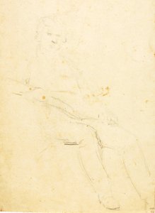 Siddende mandlig figur af William Page