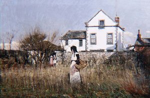 Landskab, Det Hvide Hus, ca. 1880 (olie på lærred)