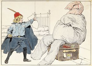 Ridderen Errant afværger sin fjende af William Parkinson