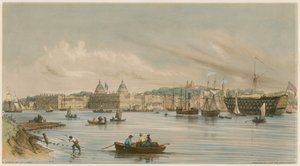 Greenwich and the Dreadnaught, c 1840