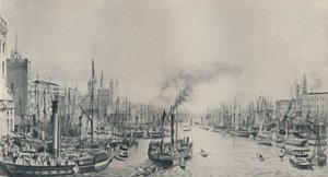 The Pool: Steamer Trips, 1841, 1920 af William Parrott