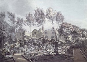 Haven på Strawberry Hill, ca. 1780 (akvarel på papir) af William Pars