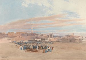 Markedspladsen, Tanta, Egypten af William Paton Burton