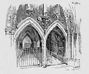 Indgang til kapitelhuset, c1897