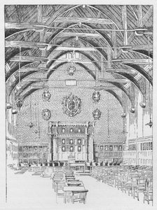 The Westminster Schoolroom, Formerly The Abbots Dormitory, c1897