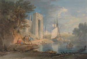 Udsigt ved Caernarvon, Wales