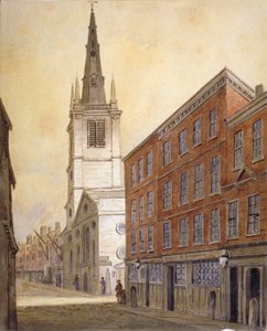 Church of St Margaret Pattens, Eastcheap, City of London, 1815. af William Pearson