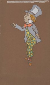 Mad Hatter (kostumedesign til Alice-in-Wonderland, 1915) af William Penhallow Henderson