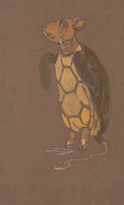 Mock Turtle-kostumedesign til Alice-in-Wonderland, 1915.
