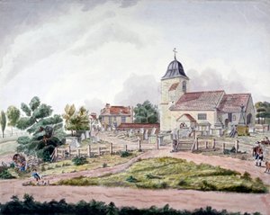 St Pancras Old Church, London, 1761 af William Pennington