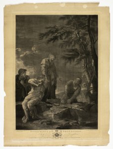 Demokrit og Protagoras af William Pether