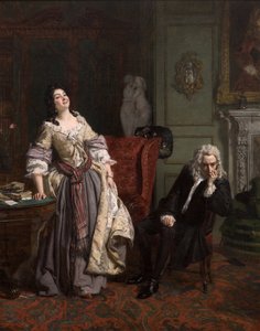 Alexander Pope erklærede sin kærlighed til Lady Mary Wortley Montagu, 1852