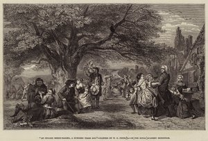 An English Merry-Making, for hundrede år siden af William Powell Frith