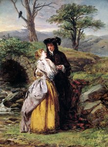 Lammermoors forlovede, inspireret af Gaetano Donizettis opera (maleri af William Powell Frith